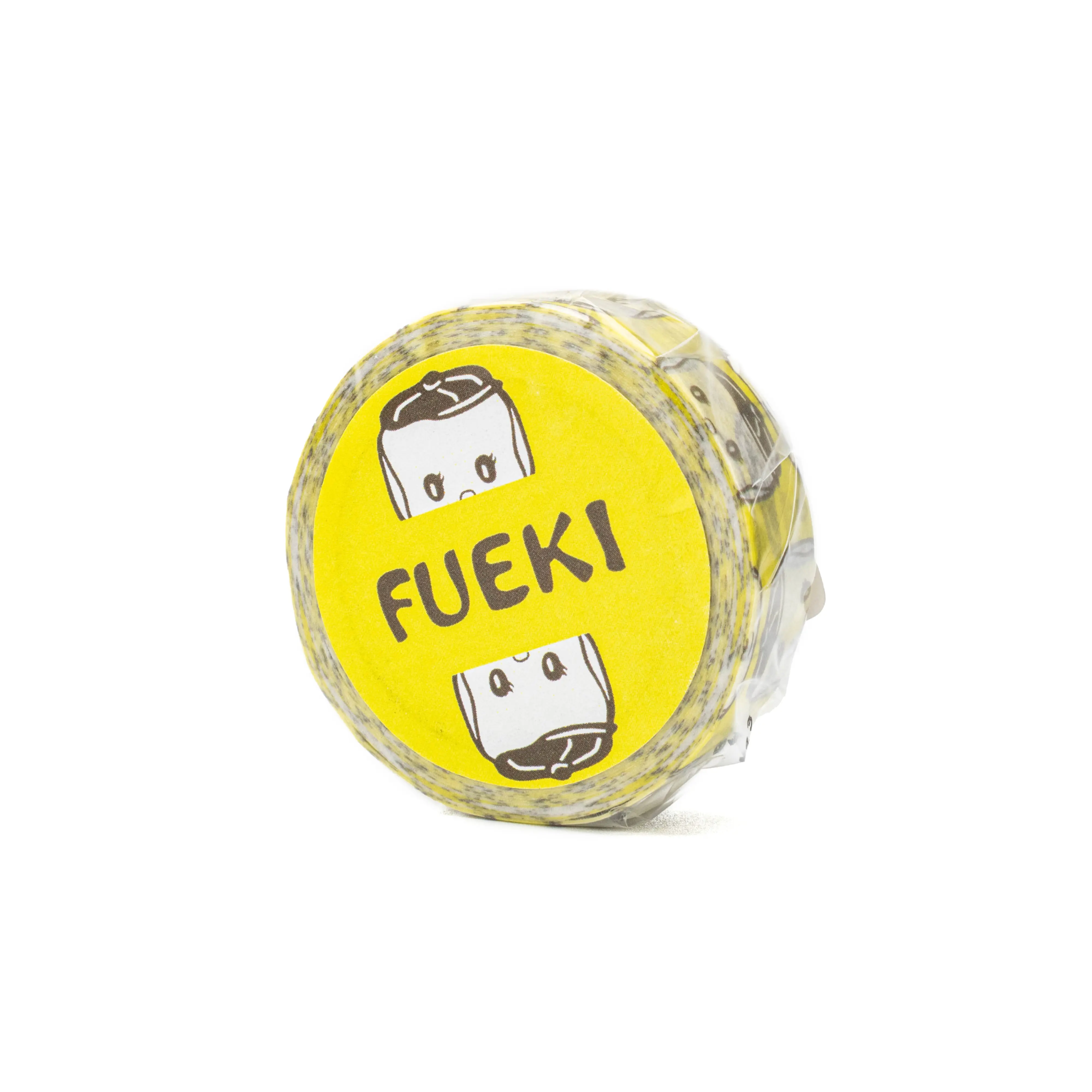 日本紀寺商事 Fueki不易糊紙膠帶/ 黃